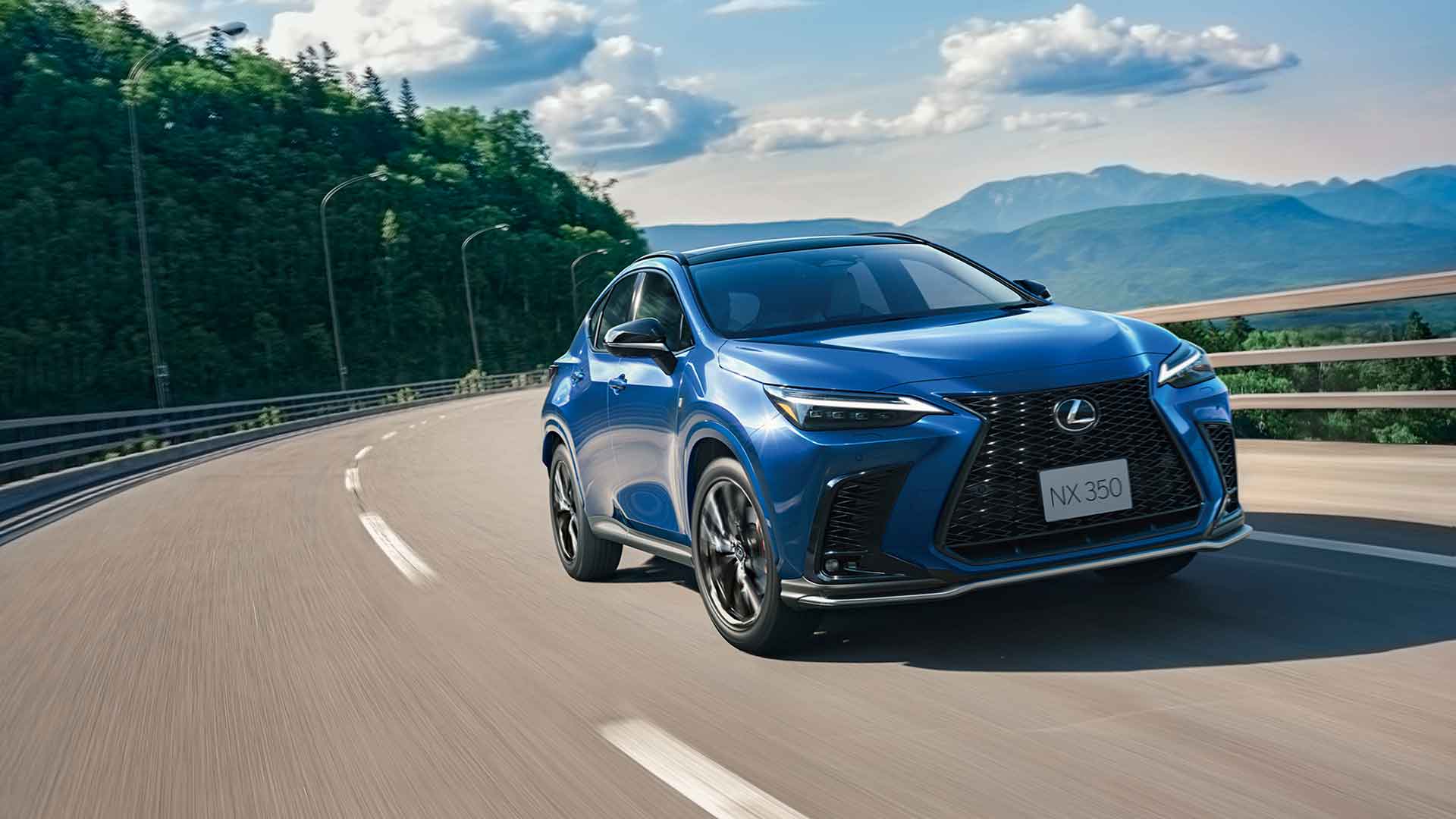 Lexus NX 350 F Sport (Overseas model shown.)