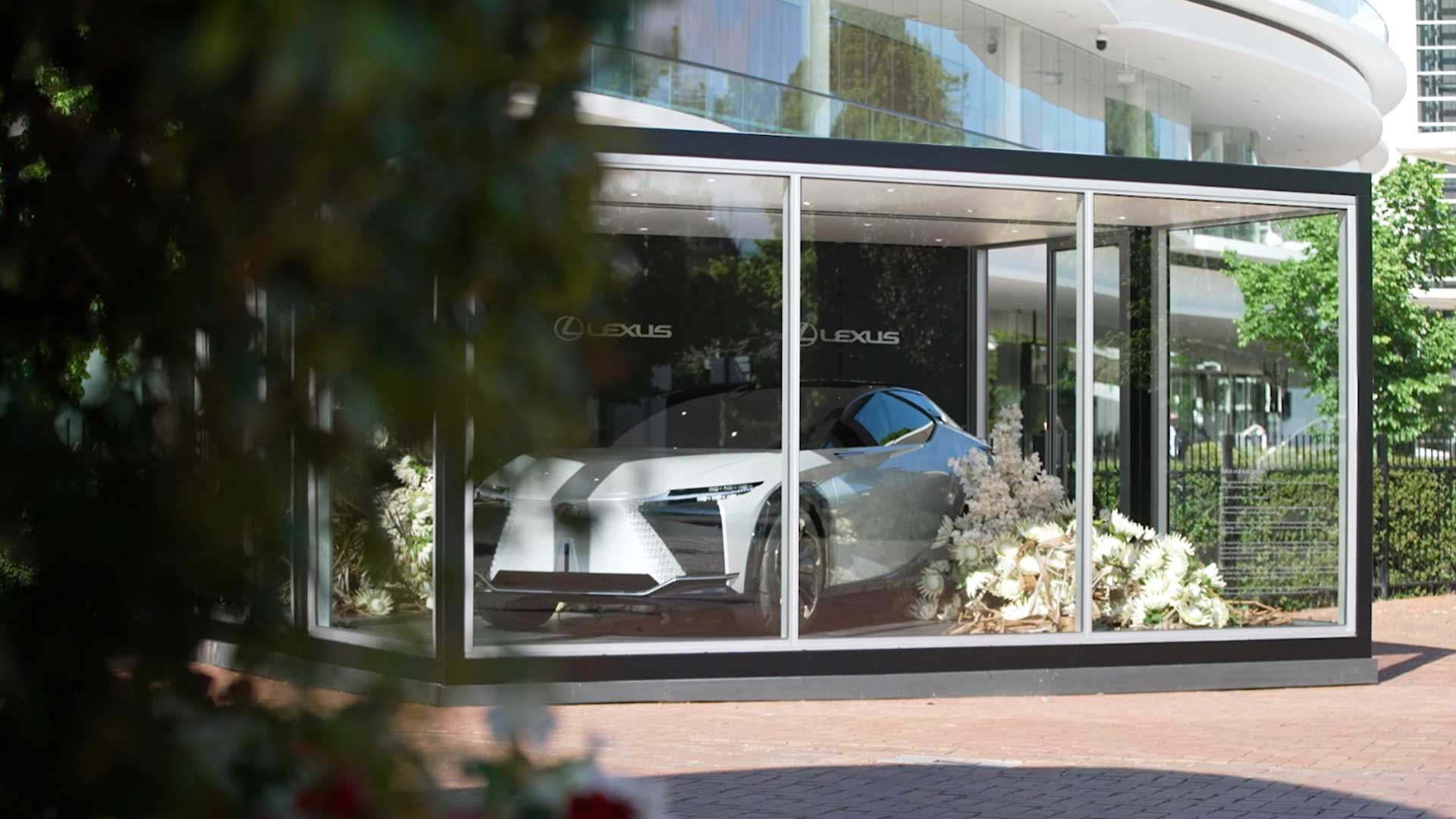 Lexus LF-Z Electrified concept vehicle shown.