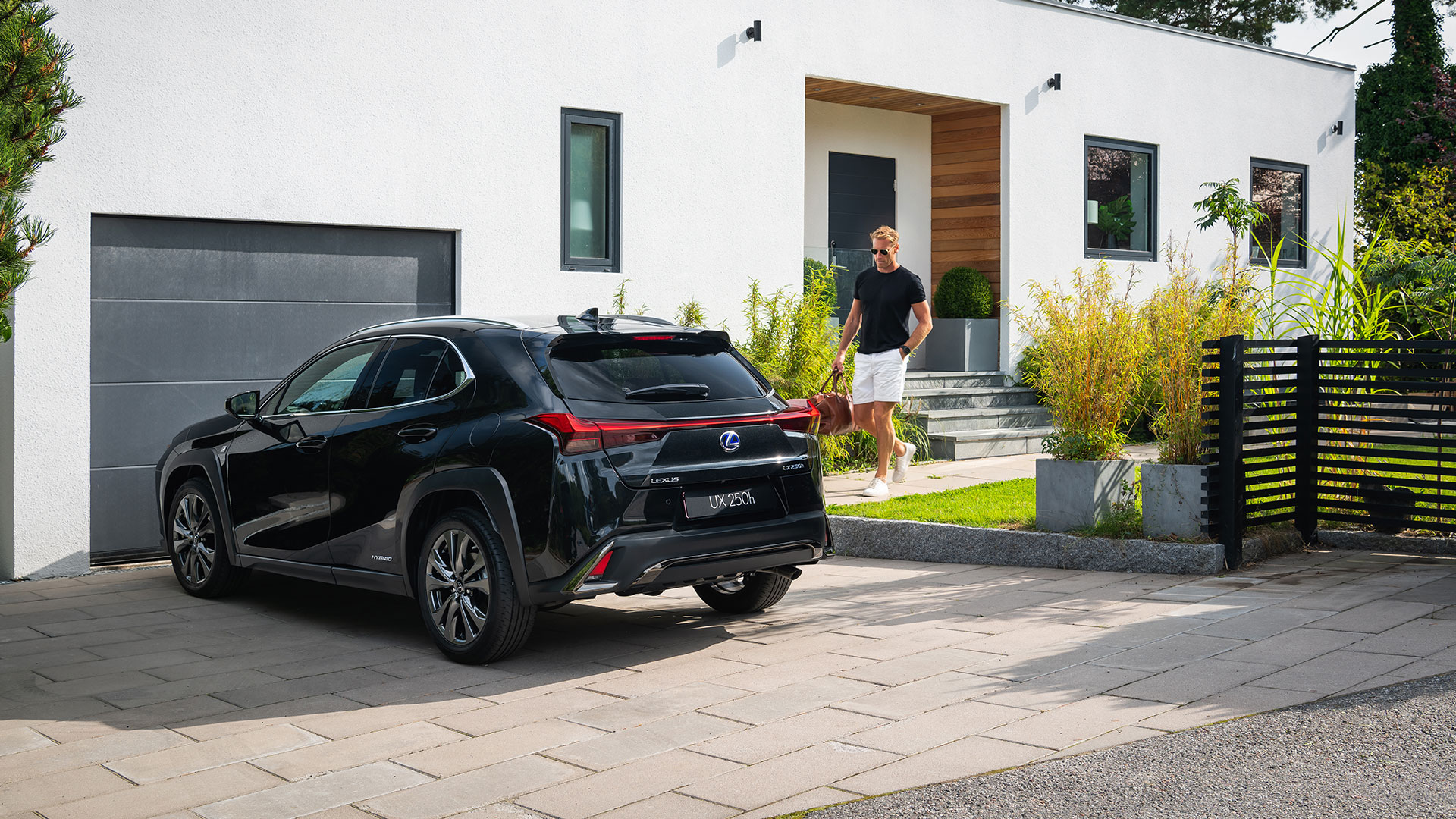 Lexus UX 250h F Sport in Graphite Black